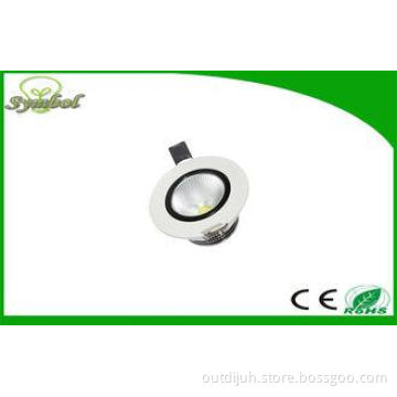 Round / Square LED 10W COB Led Downlight , 10W 1000lm Warm